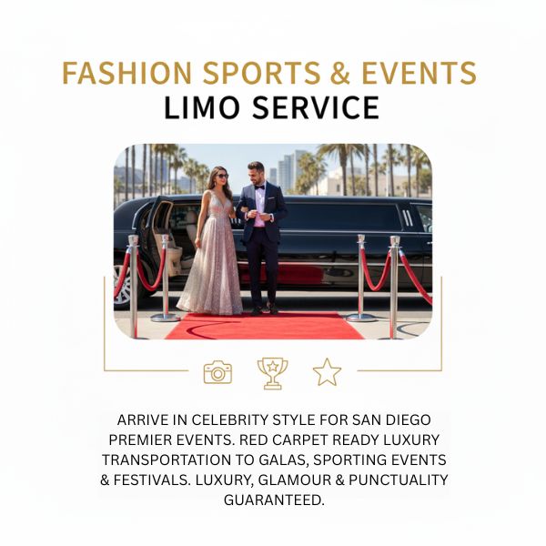 Fashion and Sports Event Limo with VIP RIde 4U