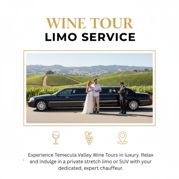 Wine Tour Limo service in san diego with VIP Ride 4U